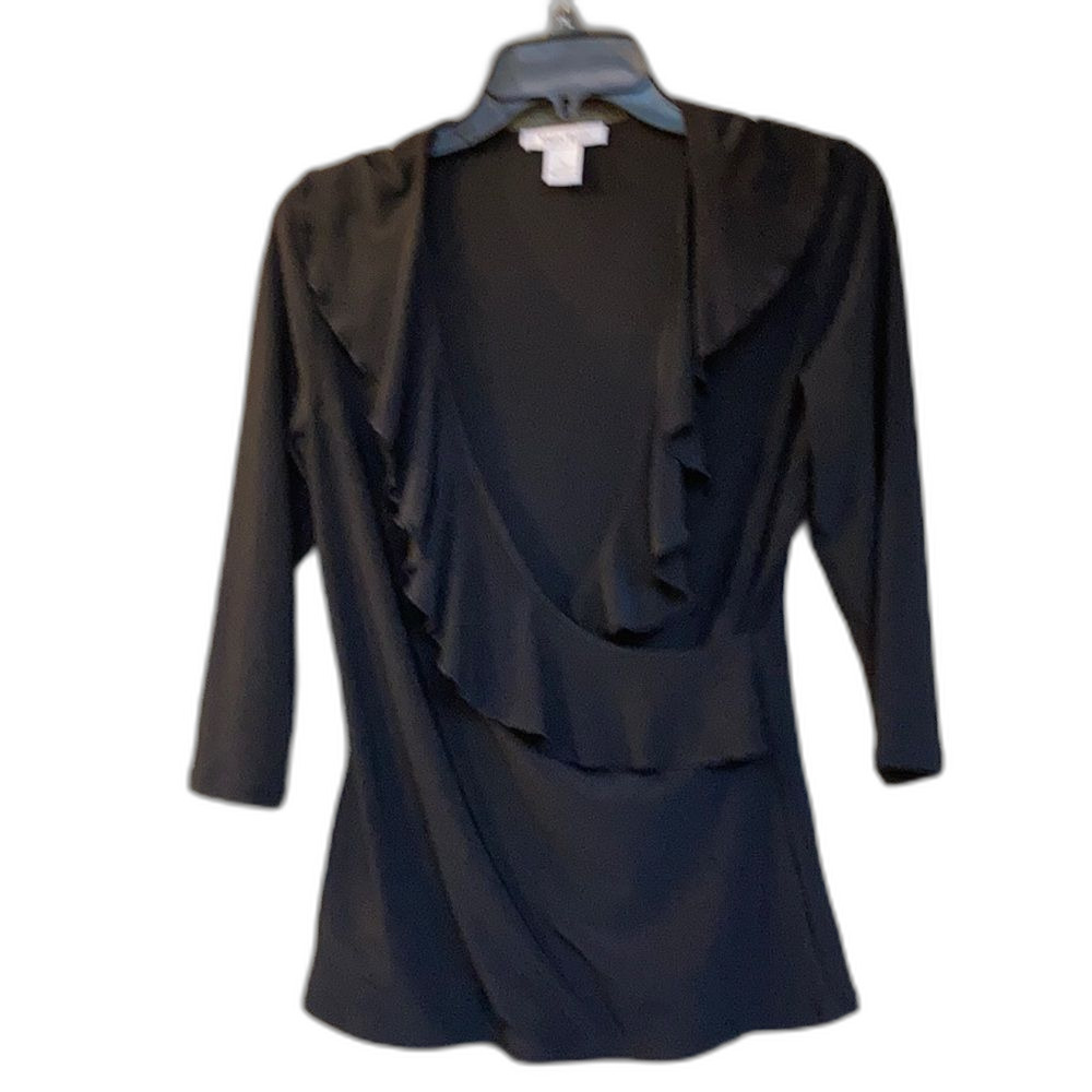White House Black Market black wrap top